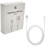 Cablu de date Apple MD818ZM pentru Apple Lightning, 1 m, blister (Alb)