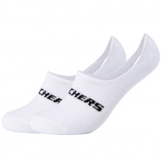 șosete Skechers 2PPK Mesh Ventilation Footies Socks SK44008-1000 alb foto