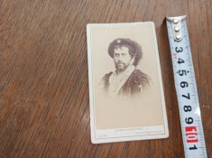Jean-Baptiste Faure( 15 ianuarie 1830 - 9 noiembrie 1914 ) C&acirc;ntăreț de operă, actor de teatru * FOTOGRAFIE CDV, CCA 1868