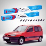 Cumpara ieftin Ștergătoare Citro&euml;n Berlingo Gen I (M49/M59) MPV 2-Door 1996-2008 | Set Față Flat Premium &ndash; TeamCar&reg;