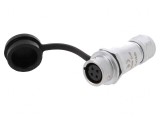 Mufă SF12 Mamă 4 PIN IP67 5A 200V Lipire Pe Cablu