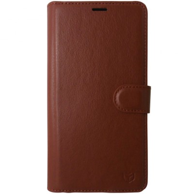 Husa tip carte cu stand Techsuit, aspect piele maro, pentru Samsung Galaxy A35 5G foto