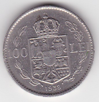 Romania 100 lei 1938 foto