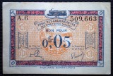 77. FRANTA BELGIA CAI FERATE OCUPATIE TERITORII GERMANIA 0,05 FRANC ND 1923 SR. 663