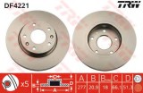 Disc frana LAND ROVER FREELANDER Soft Top (LN) (1998 - 2006) TRW DF4221