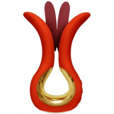 G-VIBE - GVIBE MAXI VIBRATOR WITH TWO FLEXIBLE TIPS CORAL foto