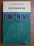 Diana Marin - Dictionar de omonime