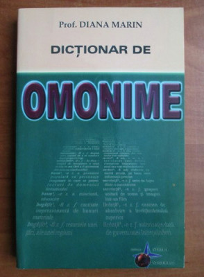 Diana Marin - Dictionar de omonime foto