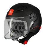 Cumpara ieftin Casca open face MT Lite Kids&nbsp;A1 negru mat &ndash; casca de copii M kids (51/52cm)