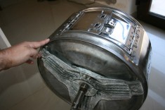 Piese (Tambur cu tripoda fisurata) din dezmembrare masina de spalat rufe cu incarcare superioara - Miele W237 WPM