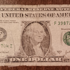 M1 - Bancnota foarte veche - America USA - 1 dolar - 2003