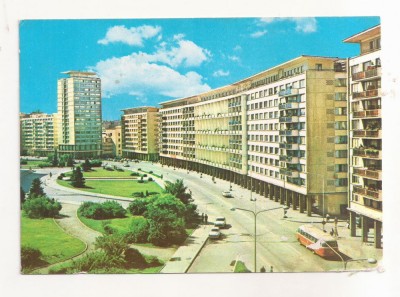 RF53 -Carte Postala- Bucuresti, Piata Palatului, circulata 1970 foto
