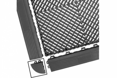 Colt Pardoseala Modulara Ventilata pentru Garaj Depozit Gri Inchis Performance AutoTuning foto