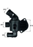 Corp termostat Mahle Audi A1 (8X), 2010-2018, A3 (8P), 2003-2013, Q3 (8U), 2011-, TT, 2006-2014, motor 2.0 TDI, diesel, temp. deschidere [grade Celsi