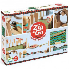 Set constructie trasee - Zig & Go, 48 piese | Djeco