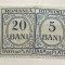 Timbre Roamnia Txa de Plata 5, 20 bani