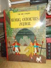 HERGE - KONIG OTTOKARS ZEPTER ( TINTIN IN GERMANA , BENZI DESENATE ) , 1996 foto