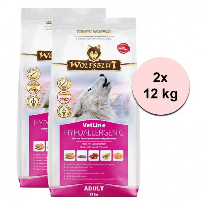 WOLFSBLUT VetLine Hypoallergenic 2 x 12 kg foto