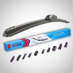 Ștergător universal parbriz/lunetă TeamCar&reg; 300 mm (12") Flat cu 10 adaptoare