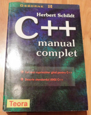 C++ manual complet de Herbert Schildt foto