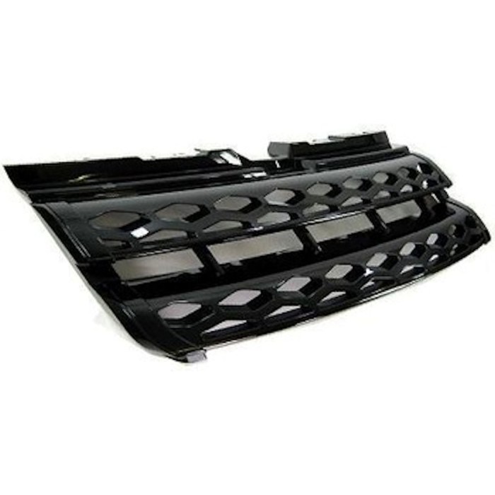 Grila radiator Land Rover Range Rover Evoque, 03.2011- Model Dynamic, parte montare centrala, neagra, 43Y105-2, Aftermarket