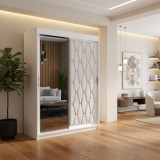 Dressing Tapitat Iris Alb Cu Oglinda Expediere rapidă