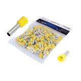 Set pini terminal cablu, cu izolatie, 12 x 20 mm, interval 6 mm2, 100 piese, Asta