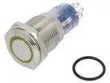Comutator anti-vandalism DPDT 3A 250VAC IP67 ON-ON cu LED