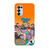 Husa compatibila cu Oppo Reno 4 Lite model Family Guy Party, Silicon, TPU, Viceversa, Transparent, Carcasa