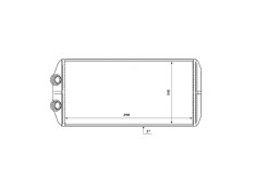 Radiator incalzire habitaclu Citroen Berlingo, Berlingo Caroserie, Berlingo Platou / Sasiu, C4 Grand Picasso 1, C4 Picasso 1; Peugeot Partner Tepee