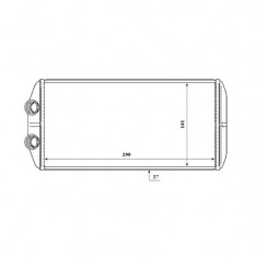 Radiator incalzire habitaclu Citroen Berlingo (B9), Berlingo Caroserie (M), Berlingo Platou / Sasiu (B9), C4 Grand Picasso 1 (Ua), C4 Picasso 1 (Ud);