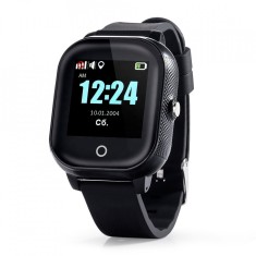 Ceas Smartwatch Pentru Copii Wonlex GW700S cu Functie Telefon, Localizare GPS, Pedometru, SOS, IP54 &ndash; negru