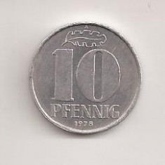 Moneda Germania - 10 Pfennig 1978 A