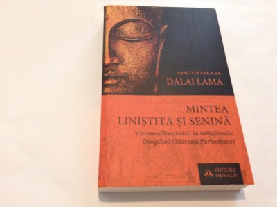 MINTEA LINISTITA SI SENINA-DALAI LAMA--RF10/2 foto