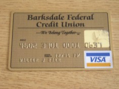 B12 41 - Card bancar foarte vechi - piesa de colectie