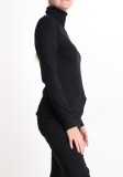 Pulover de dama pe gat - One Size, Negru