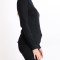 Pulover de dama pe gat - One Size, Negru
