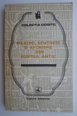 Maxime, sentinte si aforisme din Egiptul Antic foto