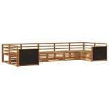 vidaXL Set de canapele de exterior 7 pcs natural 3383792