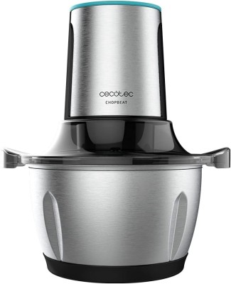 Tocator Cecotec ChopBeat 1500 TitanBlack, 600W, 1.5 l, Lame titan, Vas Inox, 2 viteze foto
