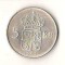 SV * Suedia 5 KRONUR 1955 * ARGINT * Regele Gustaf VI Adolf * AUNC+
