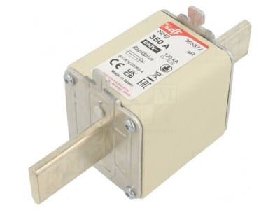 Siguranță NH2 350A 690V 550V Argintie foto