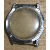 CSM3 Donator Carcasa Ceas Vintage Cu Geam Plexiglas Incomplet Defect Fara Capac Spate Pentru Piese Schimb Restaurare Ceasornicar
