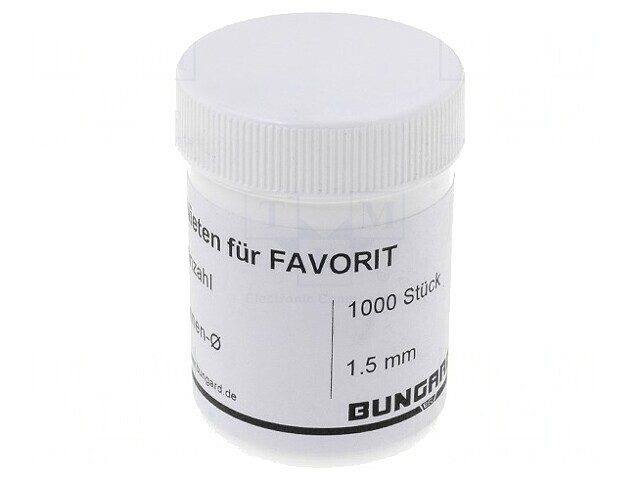 Nit Tubular pentru Plăci PCB 1.5mm - Pachet 1000 Bucăți