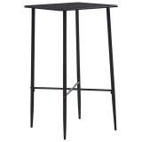 Cumpara ieftin Masa de bar, negru, 60 x 60 x 111 cm, MDF