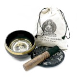 BOL TIBETAN C&Acirc;NTĂTOR PENTRU VINDECAREA CU SUNETE SACRE | BUDDHA | 14 cm