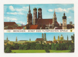 FG2 - Carte Postala- GERMANIA -Munchen, stadt der Olympic spiele, Circulata 1970