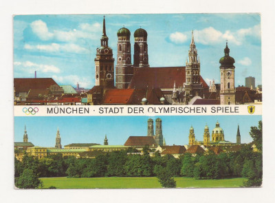 FG2 - Carte Postala- GERMANIA -Munchen, stadt der Olympic spiele, Circulata 1970 foto