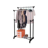 Organizator dublu, mobil, haine si incaltaminte, 75/130cm