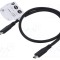 Cablu USB 4.0 USB C 0,5m 20Gbps negru Goobay